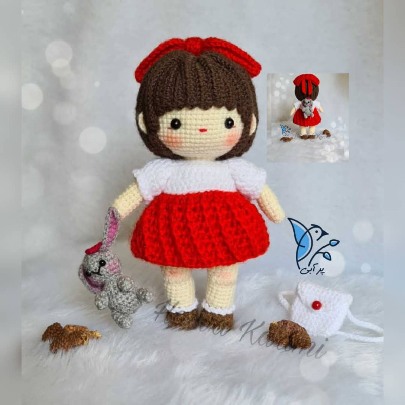 عروسک دخترک روبانی