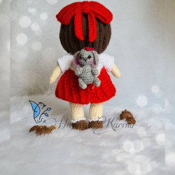 عروسک دخترک روبانی